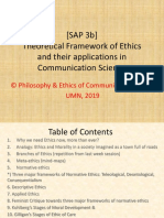 (SAP 3b) Theoretical Framework of Ethics 2019
