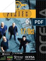 Ocesa Pixies Concierto Poster