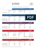 Fees 2019/2020: Certificate