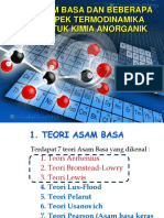 Asam Basa Dan Termodinamika Senyawa Anorganik - 2