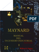 MAYNARD. Manual Del Ingeniero Industrial I - William K. Hodson