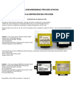 Modulos Con Memorias Tipo Soic 8 Patas para Codigo Pin