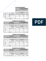 Kardex (Inventario) Ceramica