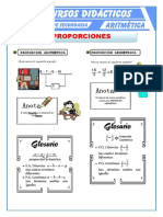 Proporción Aritmética y Geométrica para Primero de Secundaria