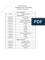 Susunan Kegiatan Rakorwil Himapikani-Dikonversi