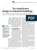 Seven Tips For Transformer Design in Industrial Buildings: Learning Learning Learning