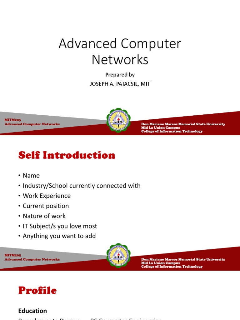 Advanced Computer Networks (Intro) | PDF | Cloud Computing | Computer ...