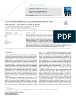 Cyclic lateral load behavior of squat reinforced concrete walls