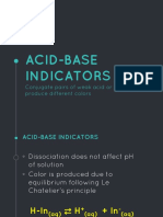 Acid Base Inicators