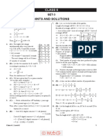 Imo Level2 Solution Class 6 Set 3