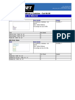 Distribucion de Material - Platinas y Cartelas - Cot 86.08 R0