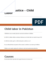 Social Justice - Child Labor