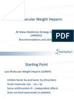 Low Molecular Weight Heparin Guidance for Safe Prescribing in Primary Care