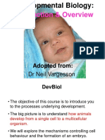 Introduction & Overview: Developmental Biology