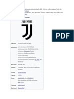 Rosanero club guide - Juventus