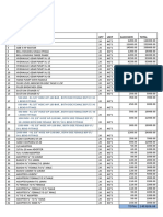 SL NO Product QTY Unit Each Rate Total