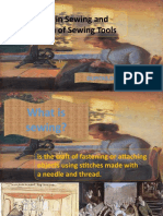Introduction in Sewing and Classification of Sewing Tools: DUPITAS, Diane Nicole B