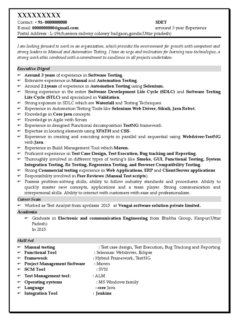 XXXXXXXXX: Executive Digest | PDF | Selenium (Software) | Software Testing