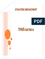 TOWS Matrica PDF