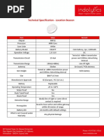 Technical Specification - Location Beacon