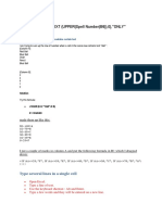 CONCATENATE (TEXT (UPPER (Spell Number (B6) ), 0) ,"ONLY": Type Several Lines in A Single Cell