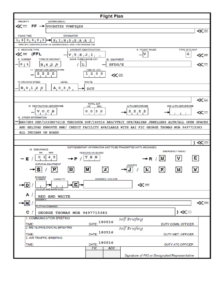 Flight Plan Models | PDF | Technology & Engineering