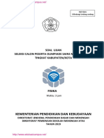 Soal Olimpiade Ipa