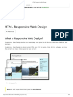 HTML Responsive Web Design