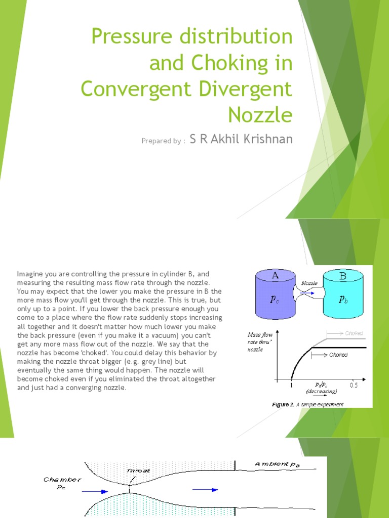 Choking and Pressure in Nozzles | PDF | Nozzle | Fluid Dynamics
