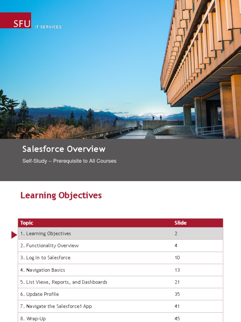 Salesforce Course Navigation Guide | PDF | Salesforce.Com | Web Search ...