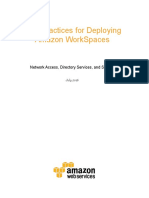 Best Practices For Deploying Amazon Workspaces: Network Access, Directory Services, and Security