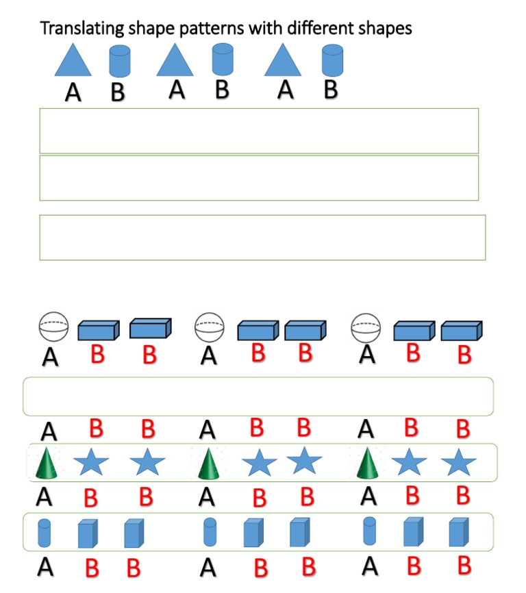 AB AB AB: Translating Shape Patterns With Different Shapes | PDF