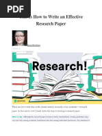 This Is How To Write An Effective Research Paper