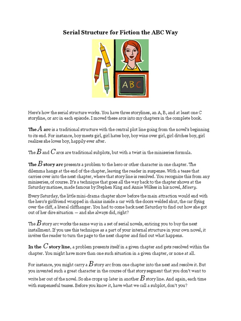 Serial Structure For Fiction | PDF | Entertainment | Books