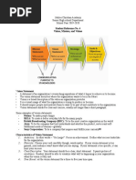 Vision Mission Values