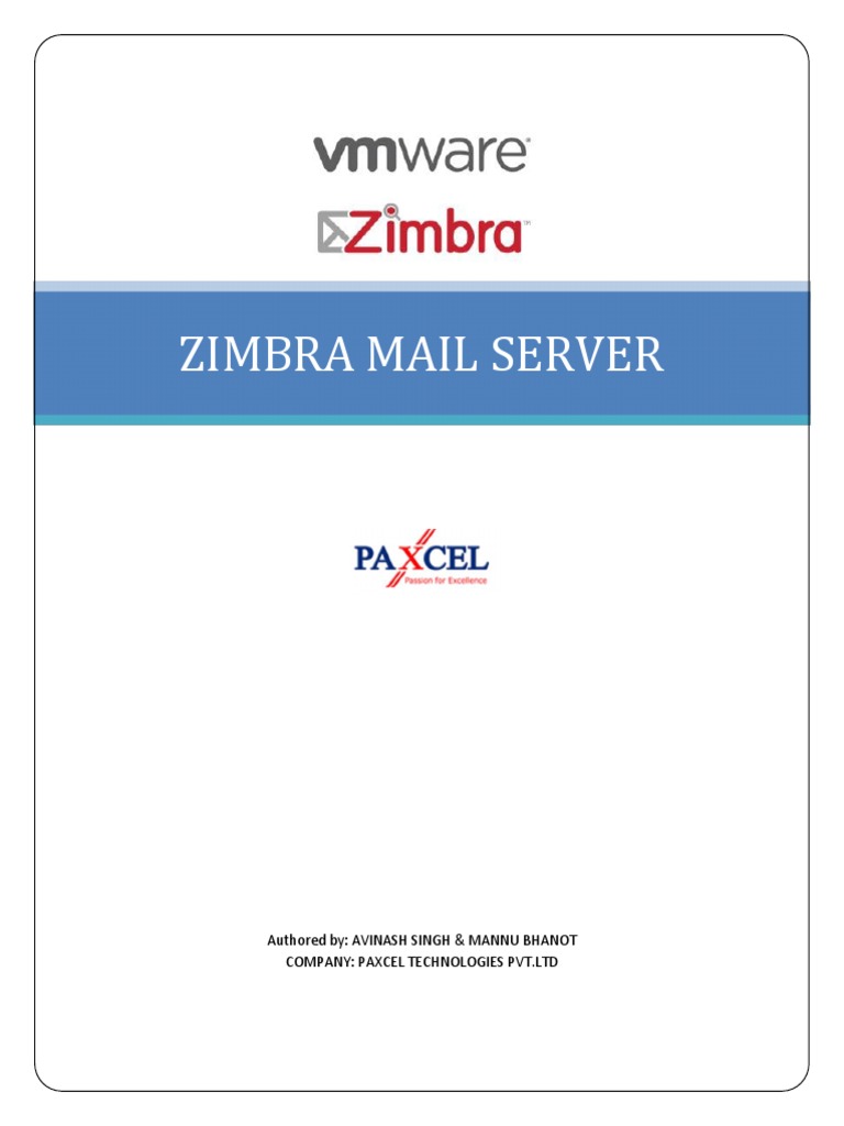 Zimbra Mail Server Pdf Pdf Domain Name System Internet Protocols