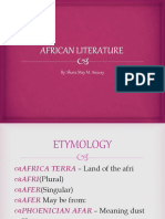 Africanliterature 170211065836 PDF