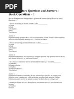 Data Structure Questions and Answers