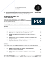 NEBOSH IGC1 Past Exam Paper September 2012 PDF