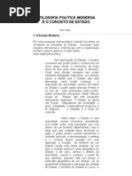 A FILOSOFIA POLÍTICA MODERNA