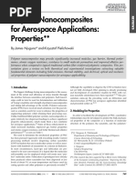 Polymer Naocomposite For Areospace Applicatoins