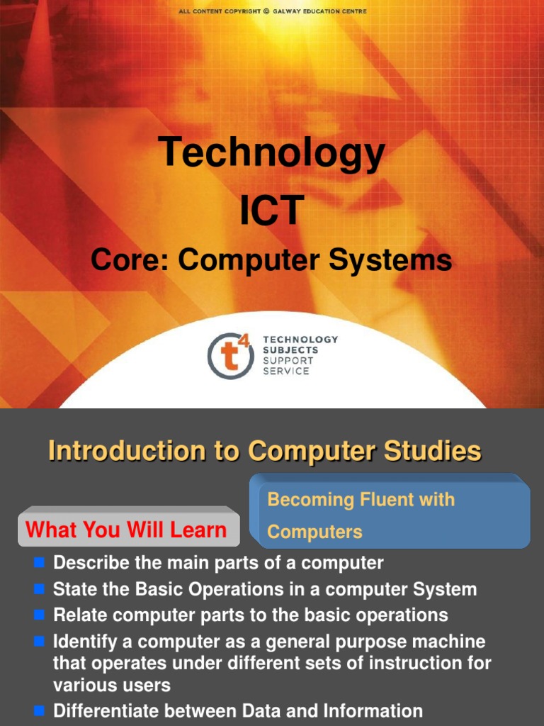Lesson 1 Basic of Computer Studies | PDF | Computer Data Storage ...