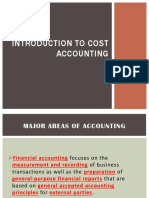01 - Introduction To Cost Accounting