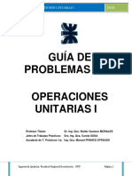 Guía de Problemas 2018 Operaciones Unitarias I