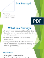 Report in Survey Research1