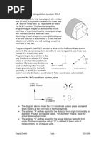 Polar Coordinate Interpolation Function G12.1: Layout of The X-C Coordinate System Plane