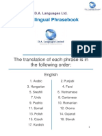 Multilingual Phrasebook Translation Aid