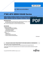 F MC-8FX MB95100AM Series: 8-Bit Proprietary Microcontrollers