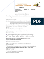 Guía N°12 Escritura de Números Grado 10 PDF