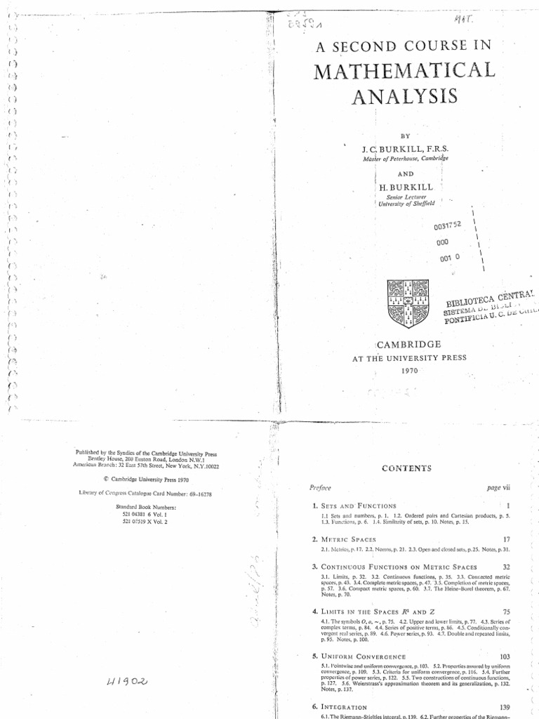 A FIRST COURSE IN MATHEMATICAL ANALYSIS BURKILL PDF intelligence overview